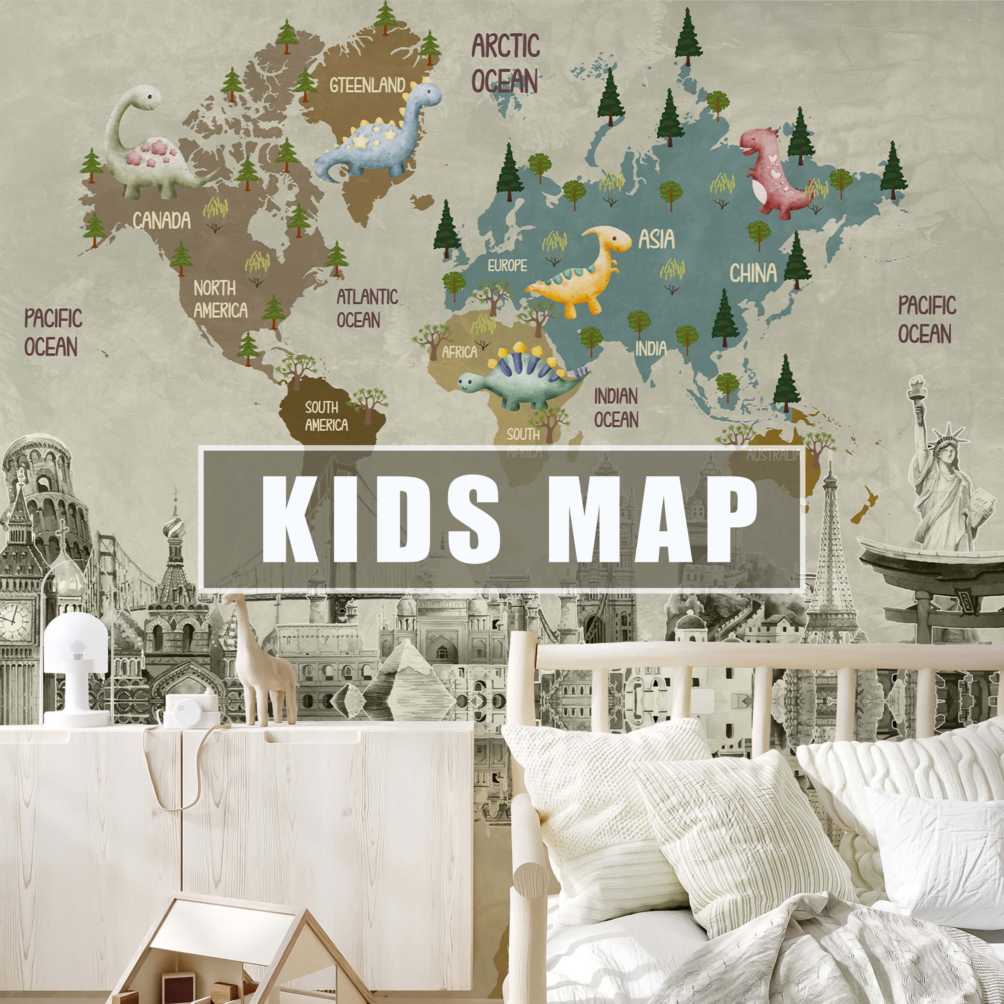 Kids Map Designs
